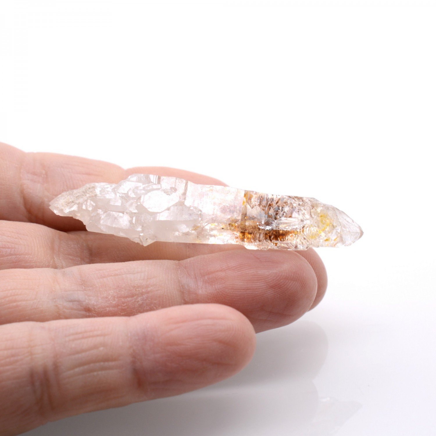 Firefly quartz with petroleum inclusions - Madirobe, Besalampy district, Melaky region, Madagascar