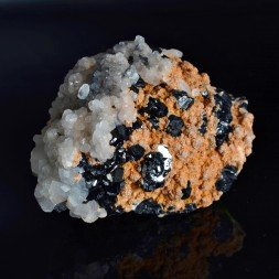 Sphalérite et calcite - Trepca, Kosovo