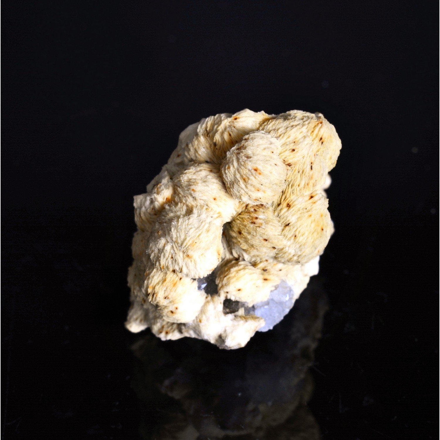 Barite on quartz - Cuzac, Lot, France