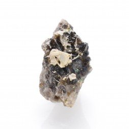 Périmorphose de calcite en quartz - Entraygues-sur-Truyère, Aveyron, France