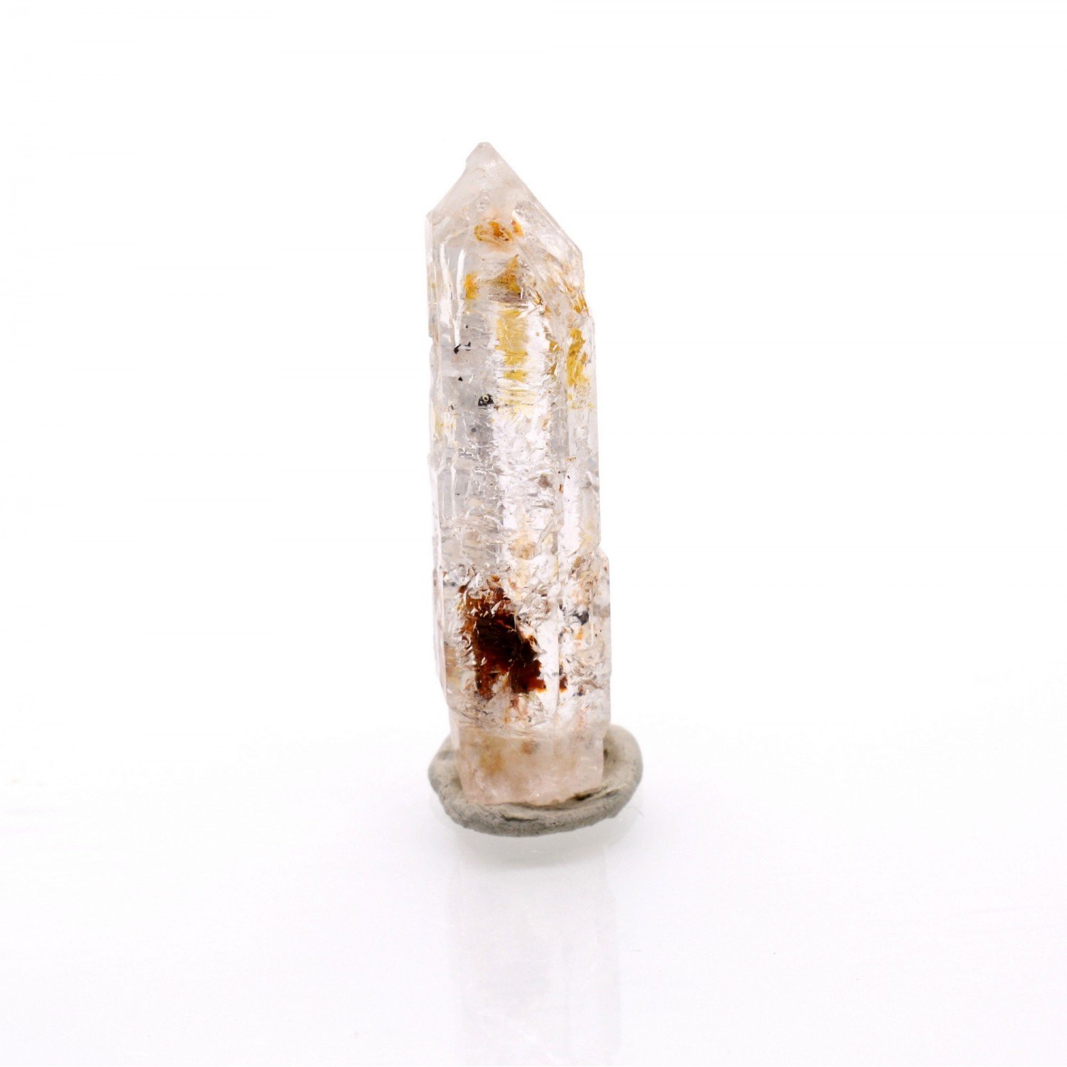 Firefly quartz with petroleum inclusions - Madirobe, Besalampy district, Melaky region, Madagascar