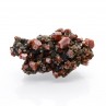 Vanadinite sur goethite - Taouz, Maroc