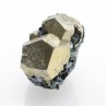 Pyrite et hématite - Mine Valle Giove, Rio Marina, Île d'Elbe, Toscane, Italie