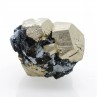 Pyrite et hématite - Mine Valle Giove, Rio Marina, Île d'Elbe, Toscane, Italie