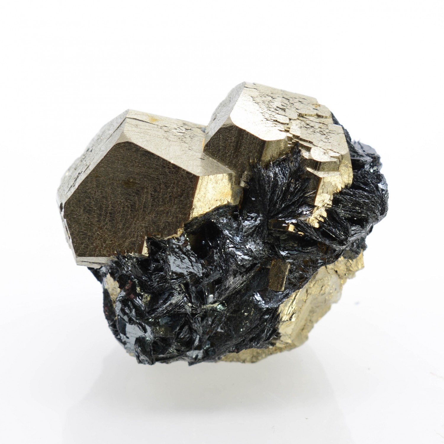 Pyrite and hematite - Valle Giove mine, Rio Marina, Elba island, Tuscany, Italy