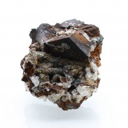 Siderite and quartz - Chachatier, Vaulnaveys-le-Bas, Isère, France