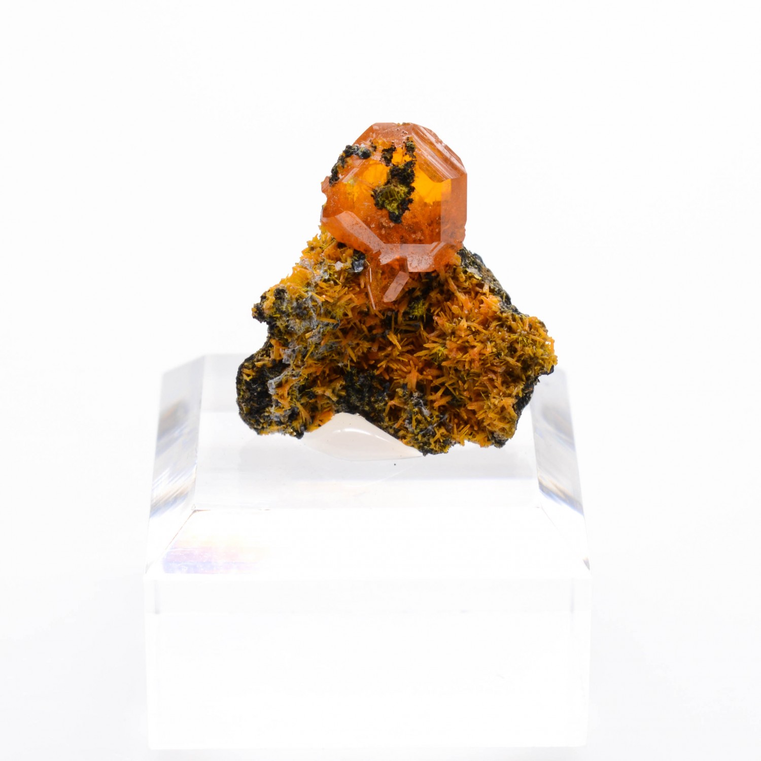 Wulfenite - San Carlos mine, Chihuahua, Mexico