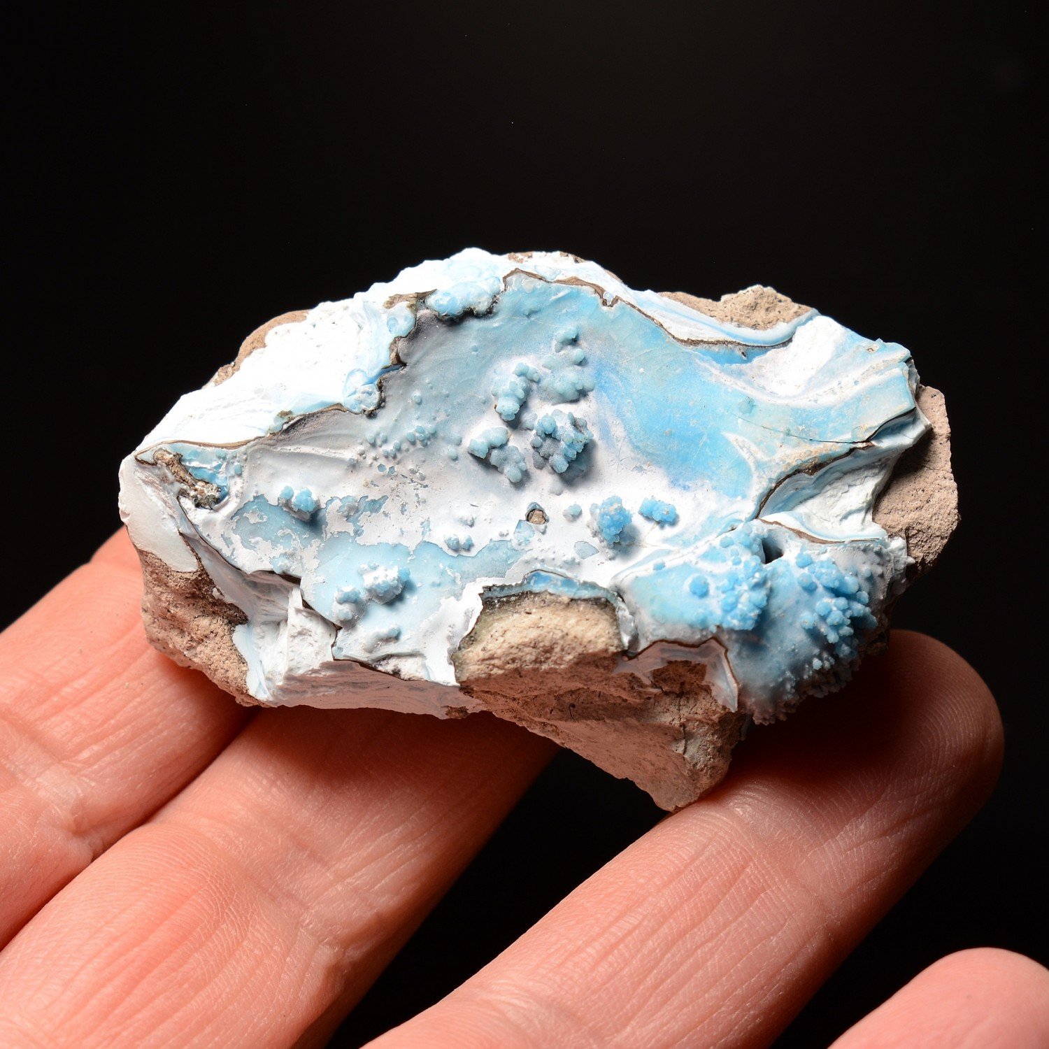 Evansite - Mine Wenshan, Yunnan, Chine Evansite - Mine Wenshan, Yunnan, Chine