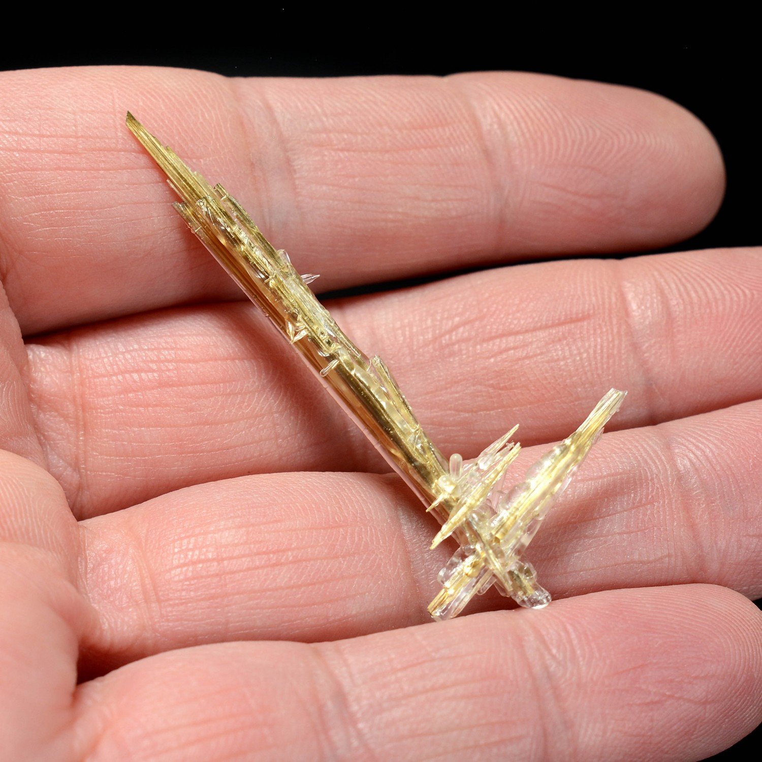 Opale hyalite sur rutile - Novo Horizonte, Bahia, Brésil Opale hyalite sur rutile - Novo Horizonte, Bahia, Brésil