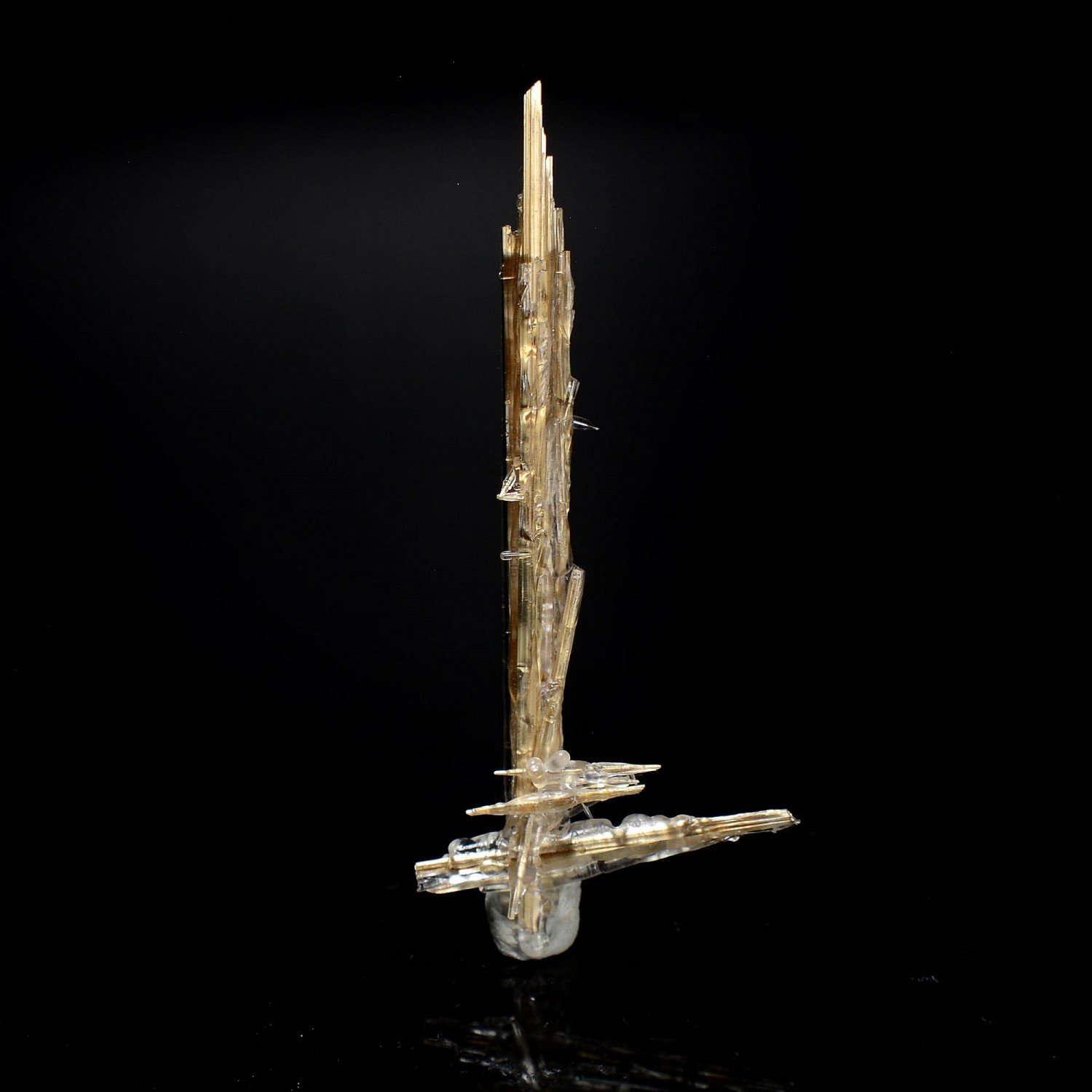 Opale hyalite sur rutile - Novo Horizonte, Bahia, Brésil Opale hyalite sur rutile - Novo Horizonte, Bahia, Brésil