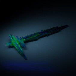 Opale hyalite sur rutile - Novo Horizonte, Bahia, Brésil