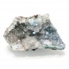 Shattuckite sur quartz - Katanga, RD Congo