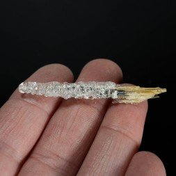 Hyalite opal on rutile - Novo Horizonte, Bahia, Brazil