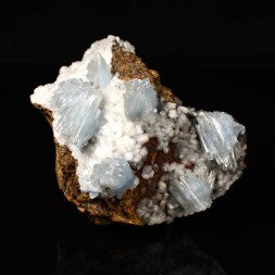 Barytine bleue - Nador, Maroc.