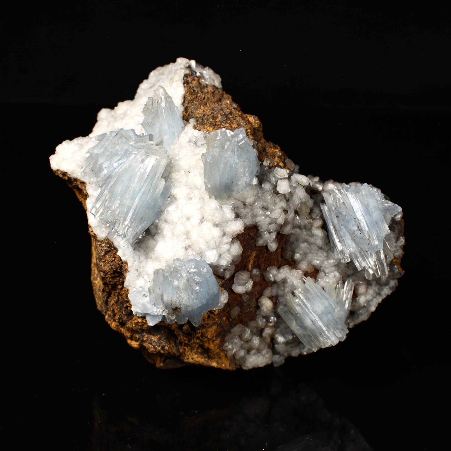 Blue barite - Nador, Morocco. Blue barite - Nador, Morocco.