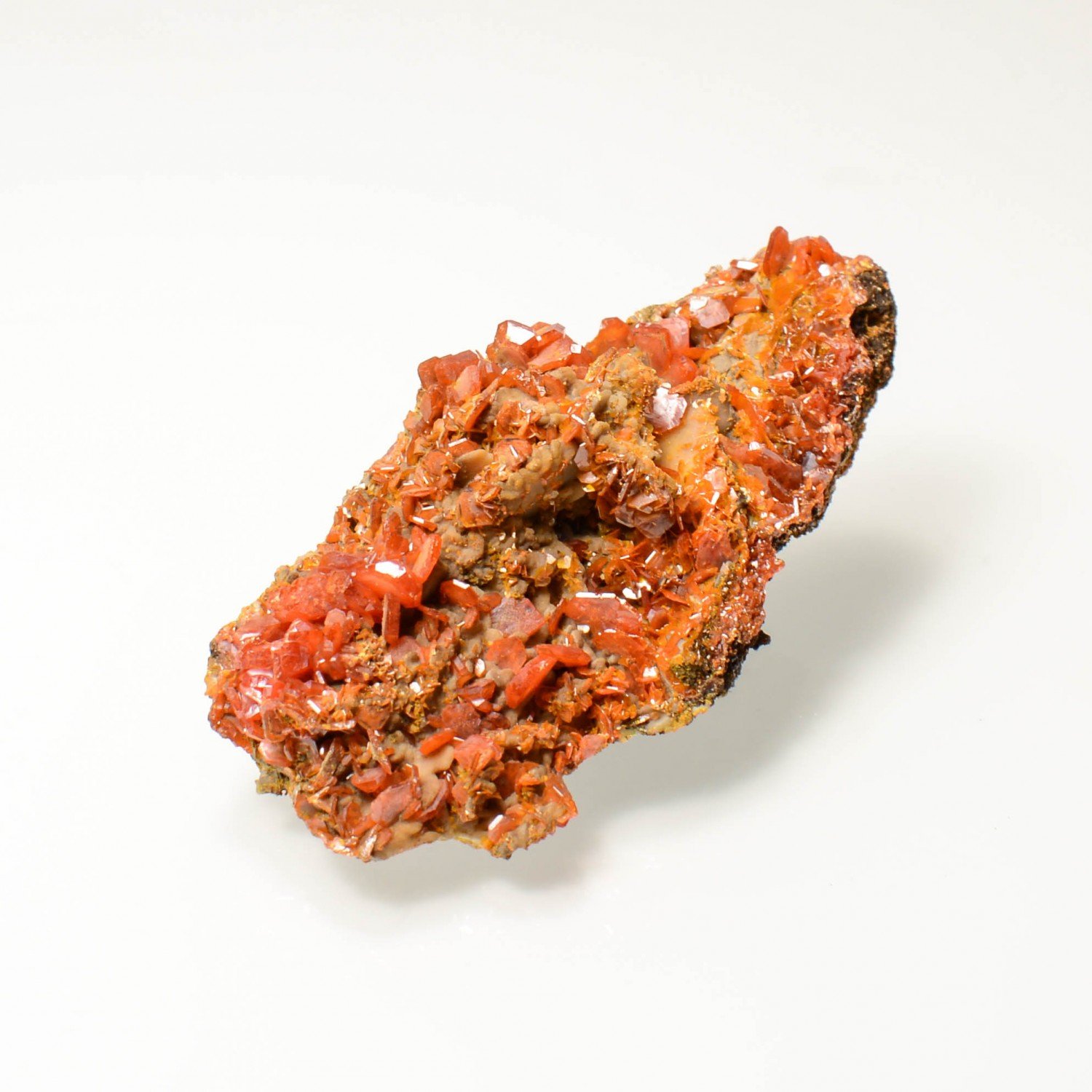 Wulfénite - Mine Jianshan, Région du Xinjiang, Chine Wulfénite - Mine Jianshan, Région du Xinjiang, Chine