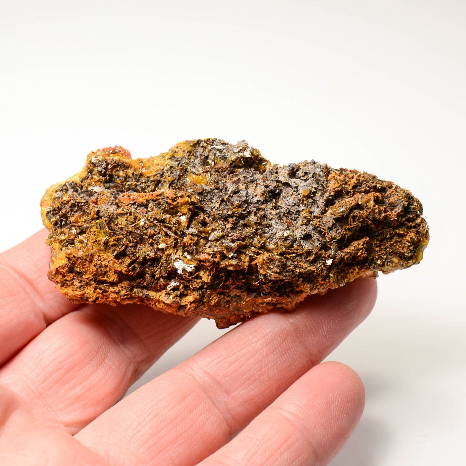 Wulfénite - Mine Jianshan, Région du Xinjiang, Chine Wulfénite - Mine Jianshan, Région du Xinjiang, Chine