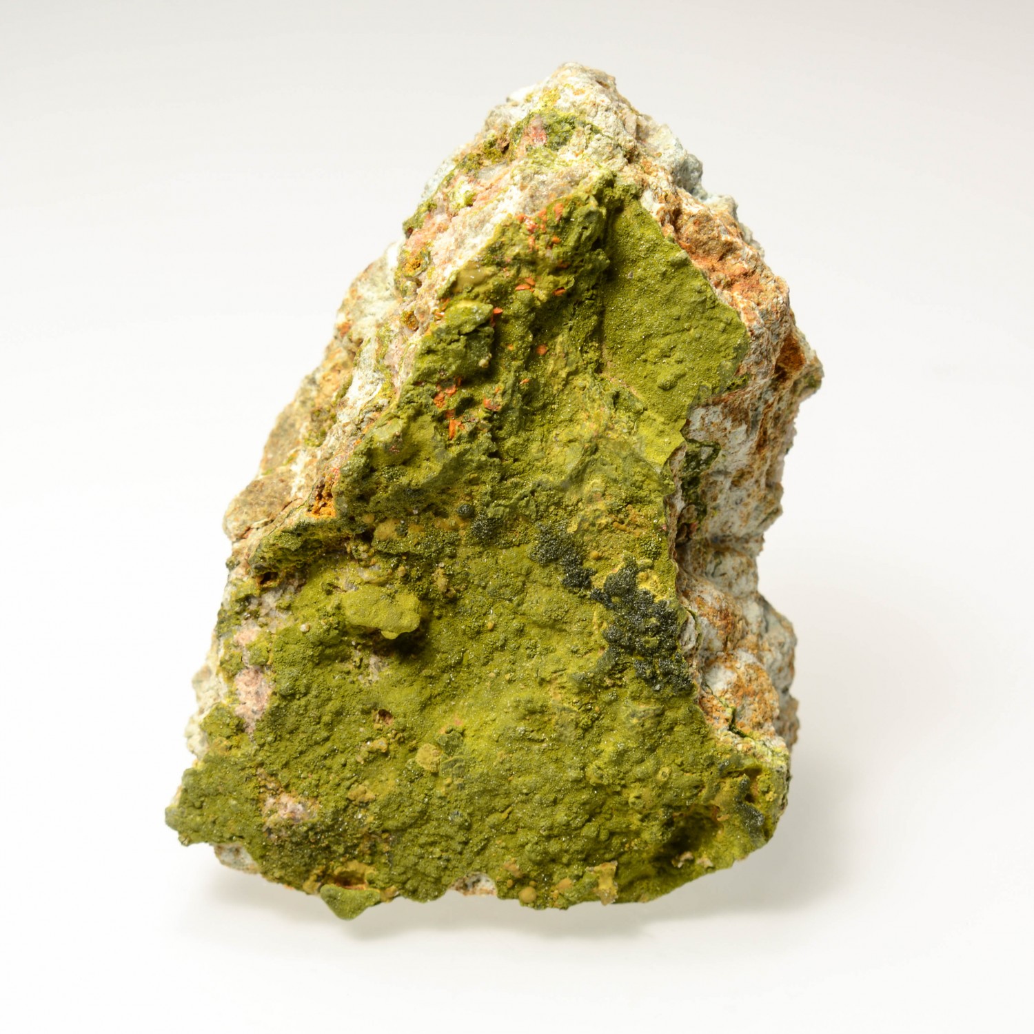 Pyromorphite et crocoite - Filon du cantonnier, Nontron, Dordogne, France