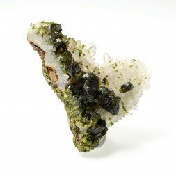 Epidote et quartz - Imilchil, Maroc
