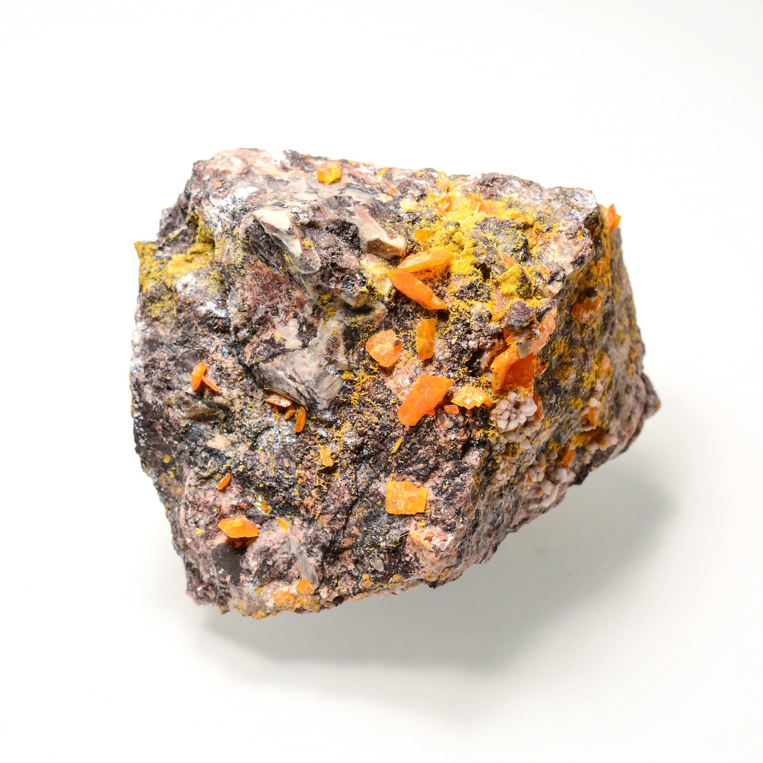 Wulfenite - Rawley mine, Arizona, USA.