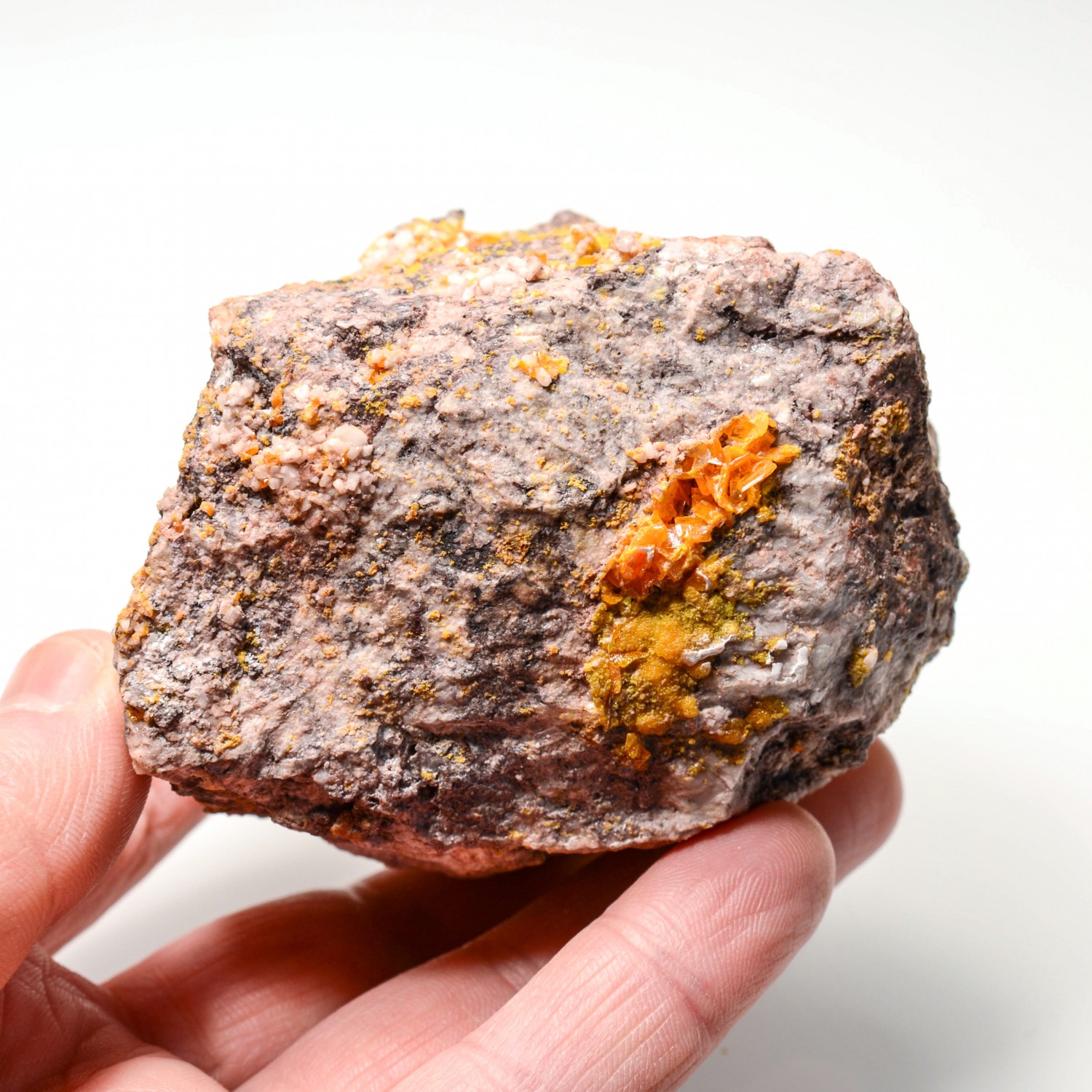 Wulfenite - Rawley mine, Arizona, USA.