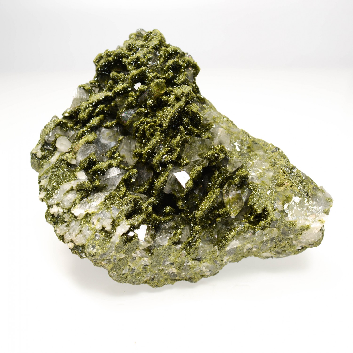 Epidote and quartz - Eastern Anatolia, Turkey