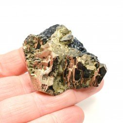 Pyrite et hématite - Rio Marina, Île d'Elbe, Italie
