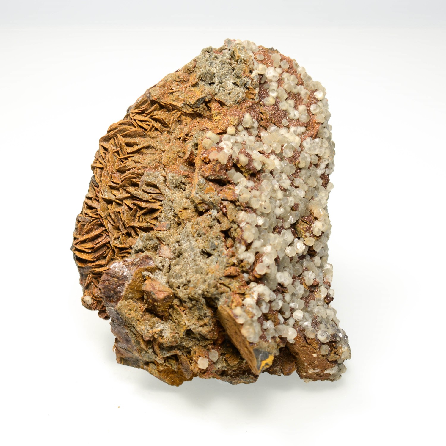 Siderite and calcite - Peyrebrune, Tarn, France