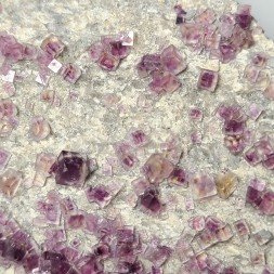 Fluorite and barite - Saint-Peray, Ardèche, France