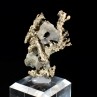 Argent natif et calcite - Mine Bouismas, District minier de Bou-Azzer, Maroc