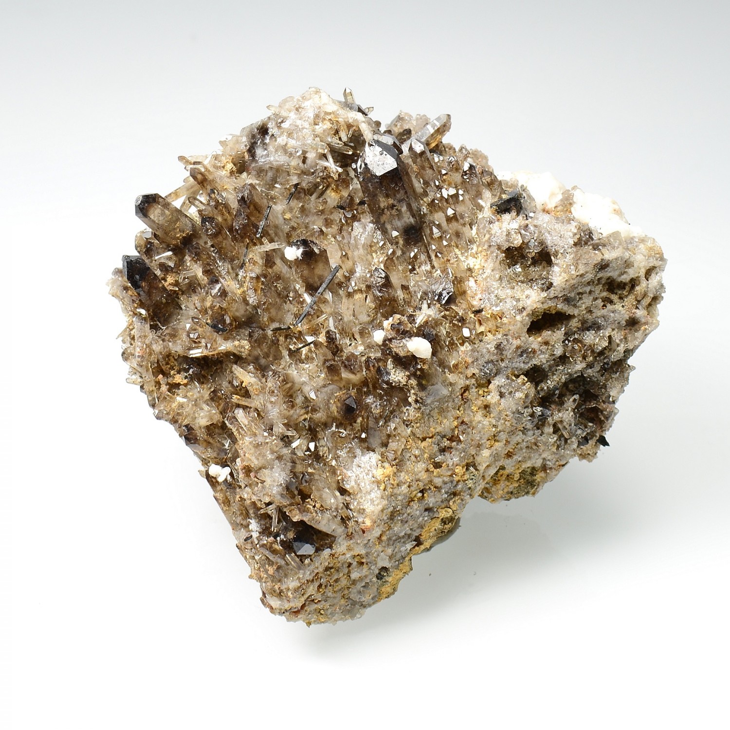 Quartz fumé et arfvedsonite - Mont Malosa, Zomba, Malawi