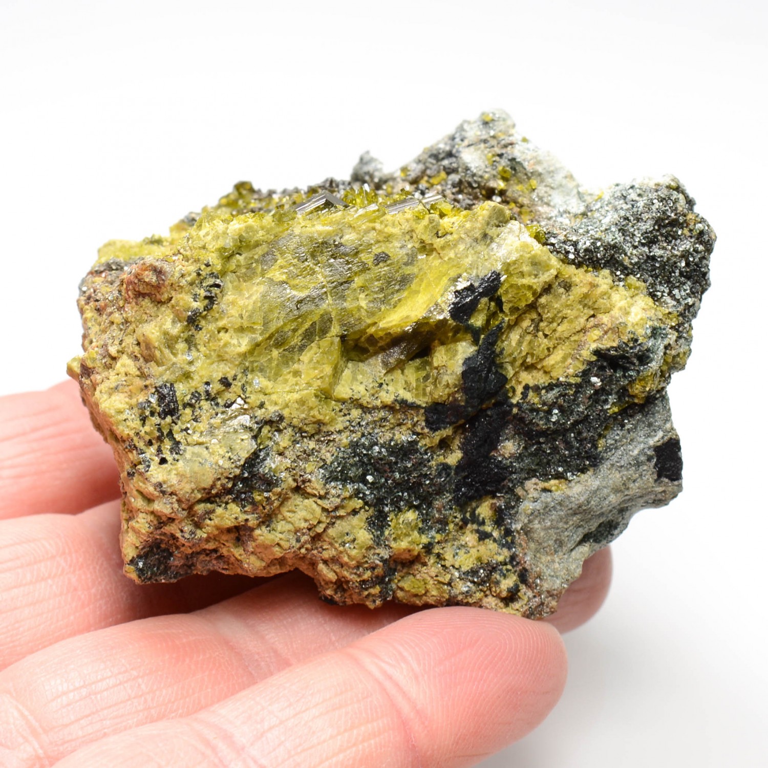 Epidote et clinochlore - Rodingites italiennes, Piémont/Vallée d'Aoste, Italie