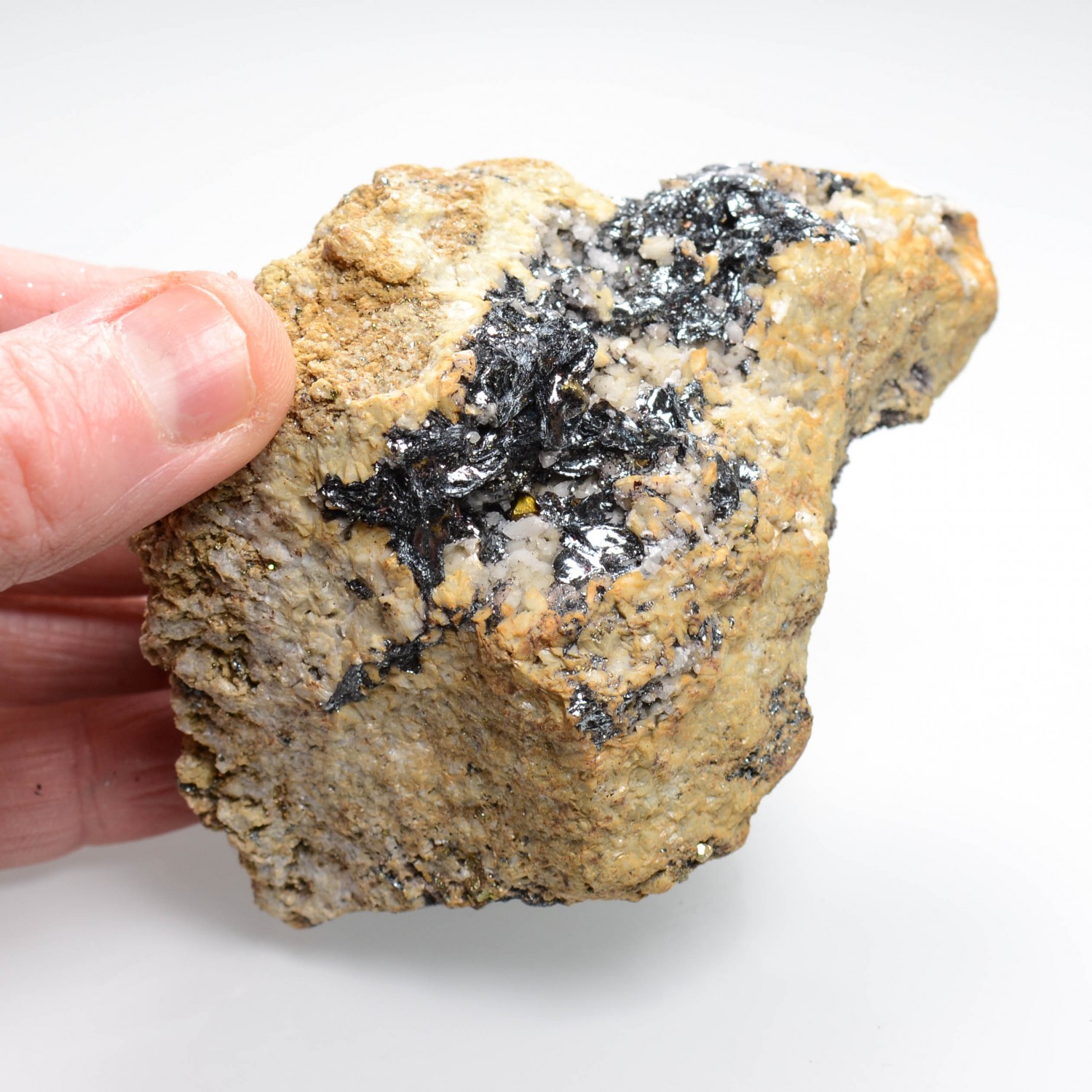 Hématite et dolomite - Mine de Batère, Pyrénées-Orientales, France