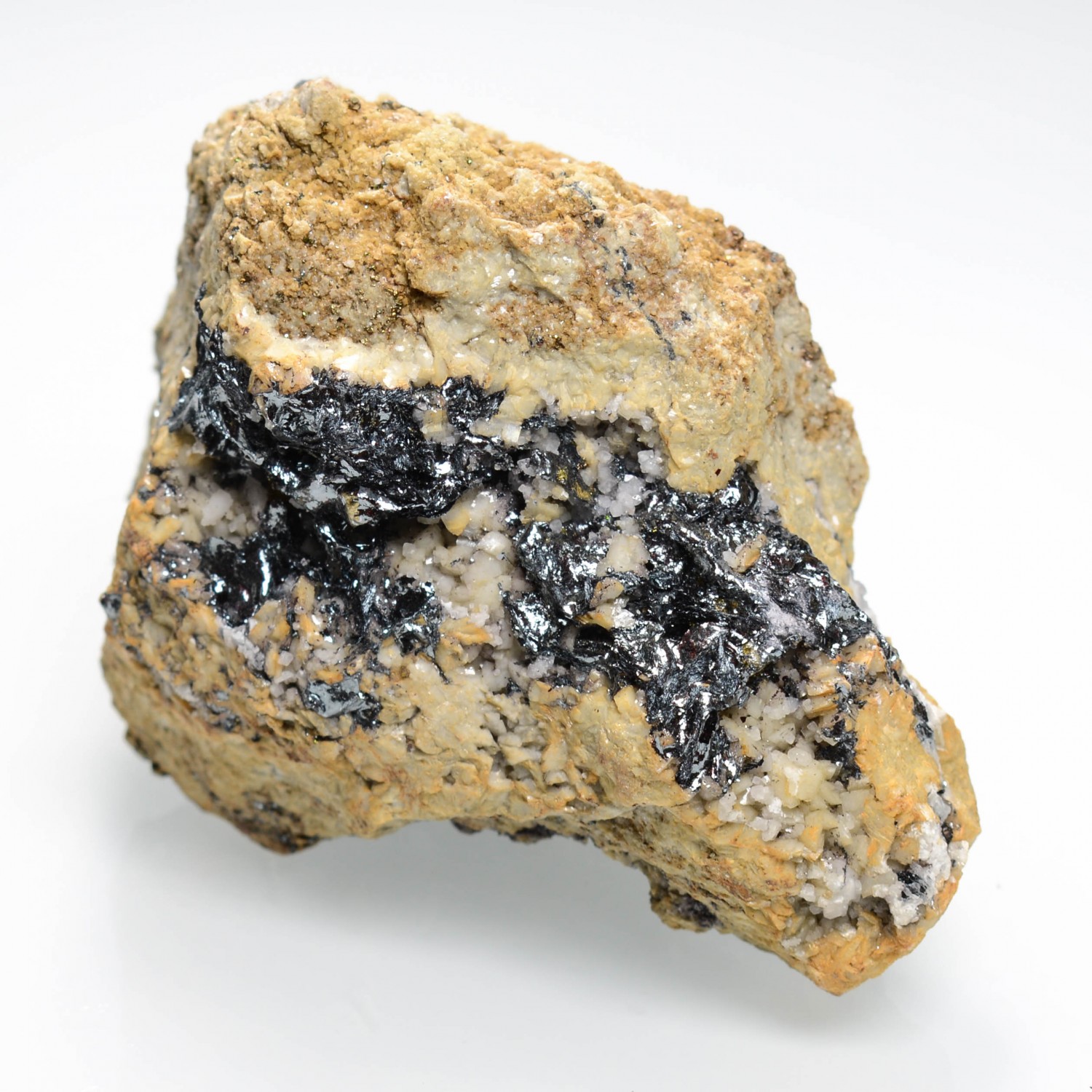 Hematite and dolomite - Batère mine, Pyrénées-Orientales, France