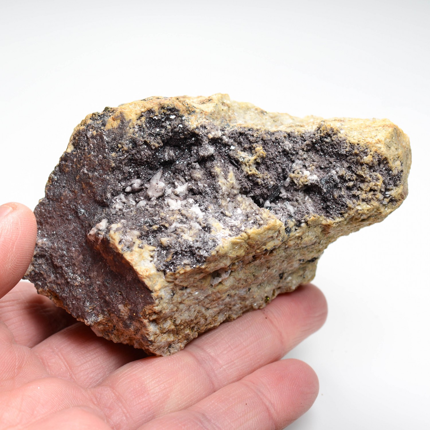 Hematite and dolomite - Batère mine, Pyrénées-Orientales, France