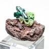 Dioptase et phosphohedyphane - Mindouli, Congo