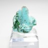 Quartz on psm malachite psm azurite or barite chrysocolla - Tenke-Fungurume mine, Katanga, DR Congo