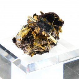 Rutile et hématite - Novo Horizonte, Bahia, Brésil