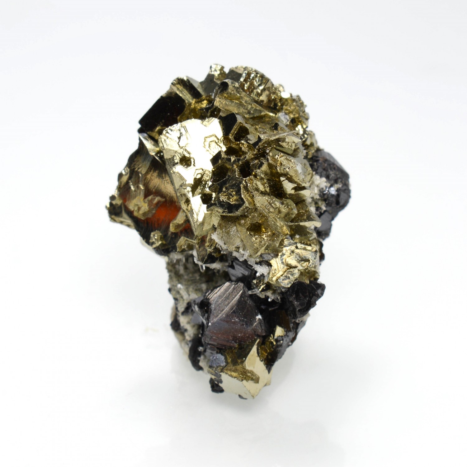 Pyrite and sphalerite - Huanzala mine, Peru