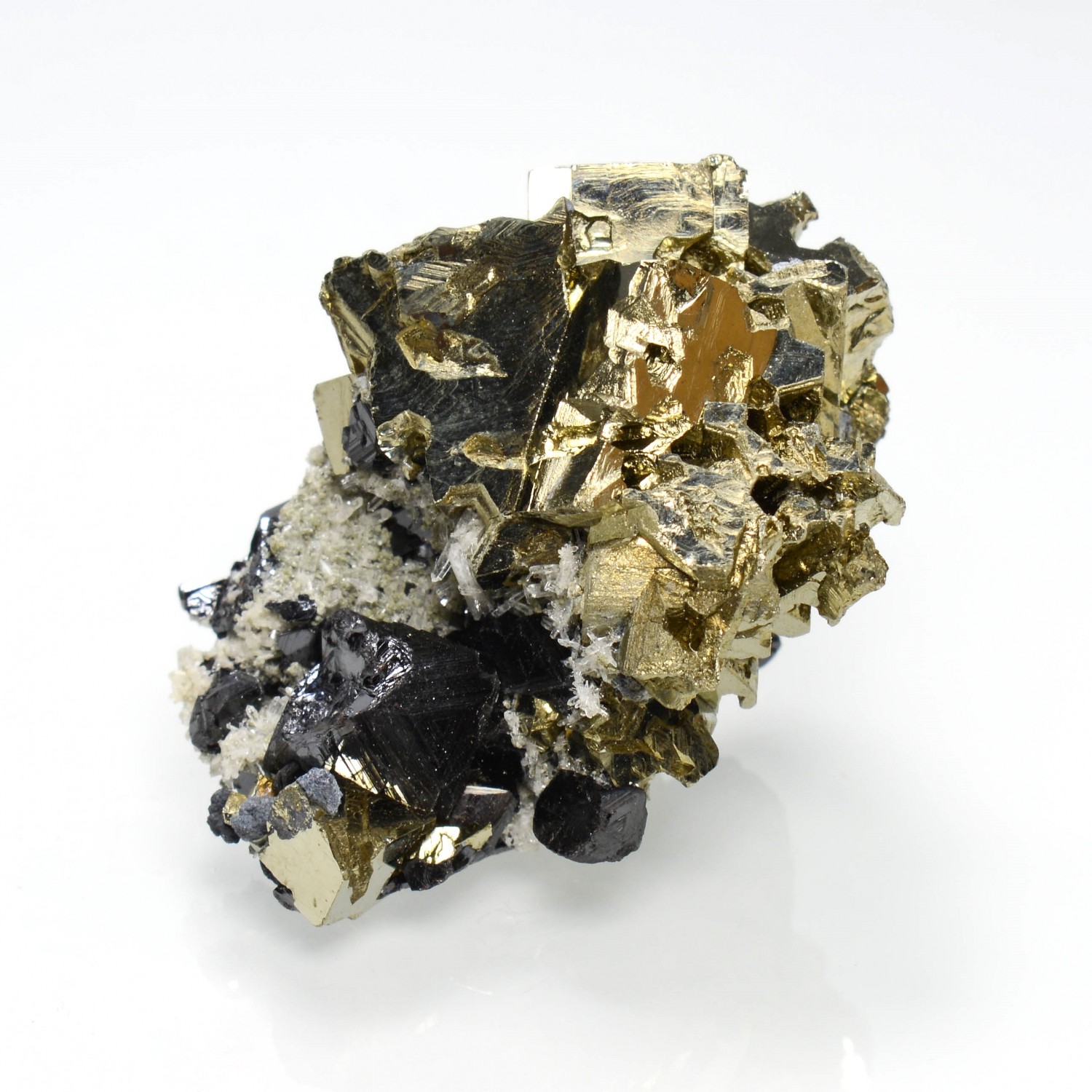 Pyrite and sphalerite - Huanzala mine, Peru