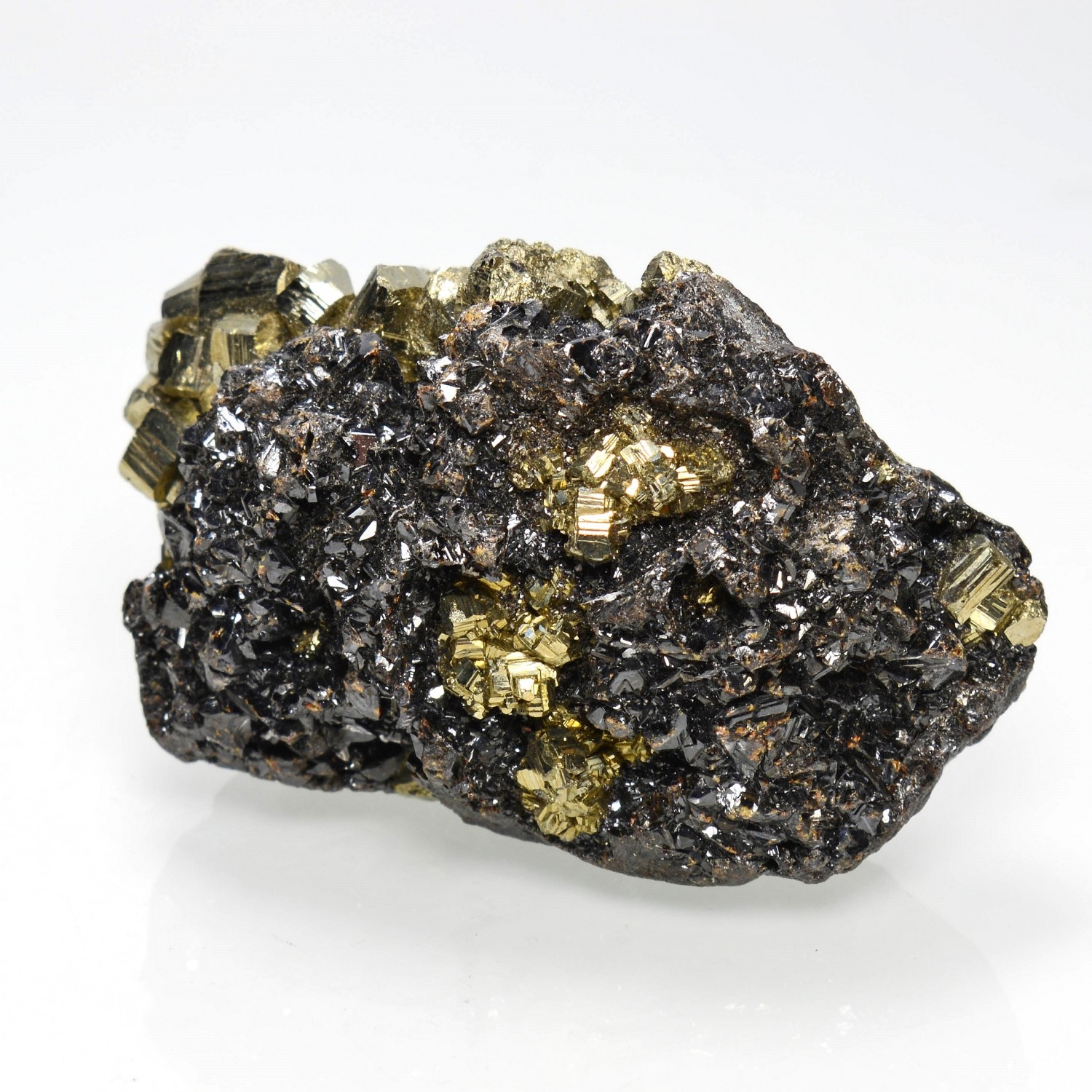 Pyrite and sphalerite - Huanzala mine, Peru