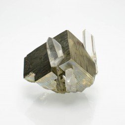 Pyrite et quartz - Spruce Claim, Etat de Washington, Etats-Unis