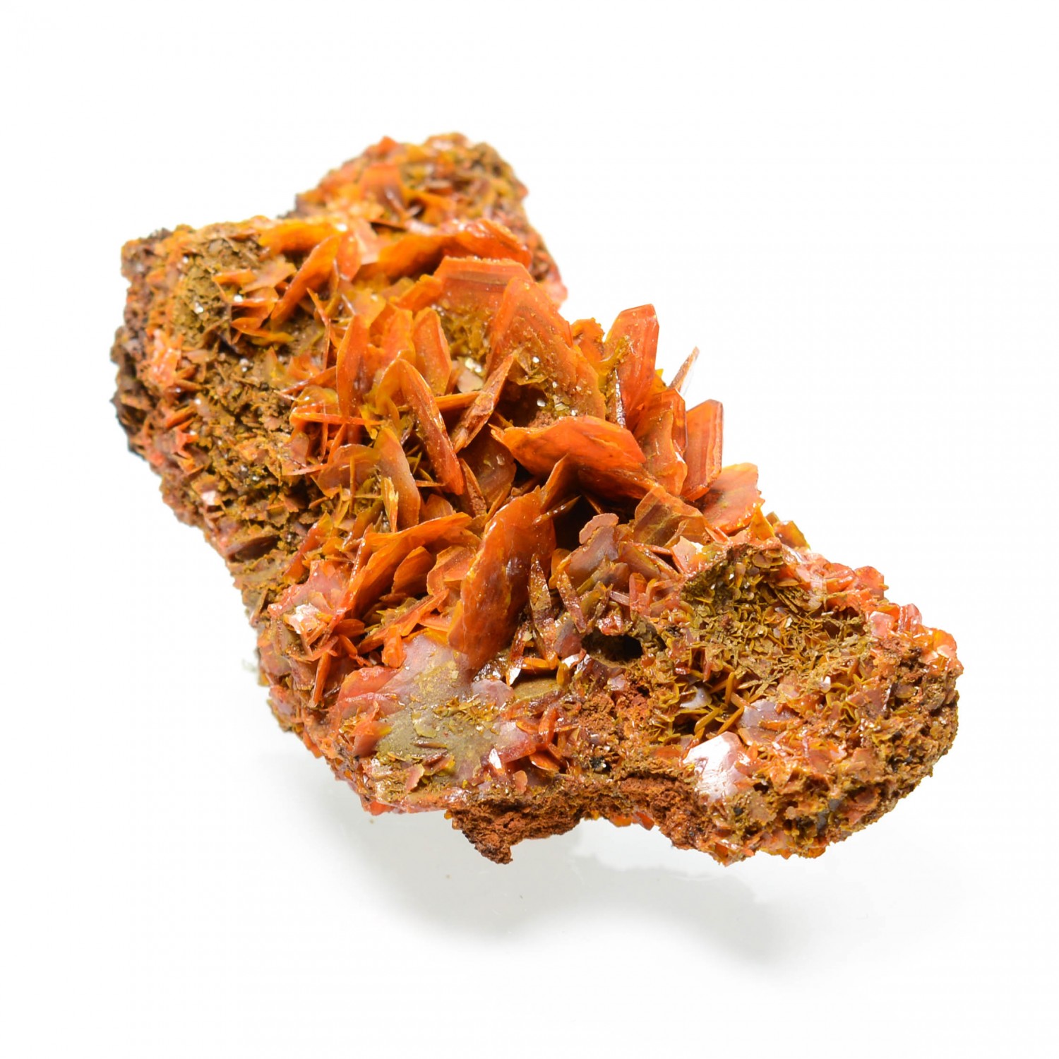 Wulfenite - Jianshan mine, Xinjiang region, China