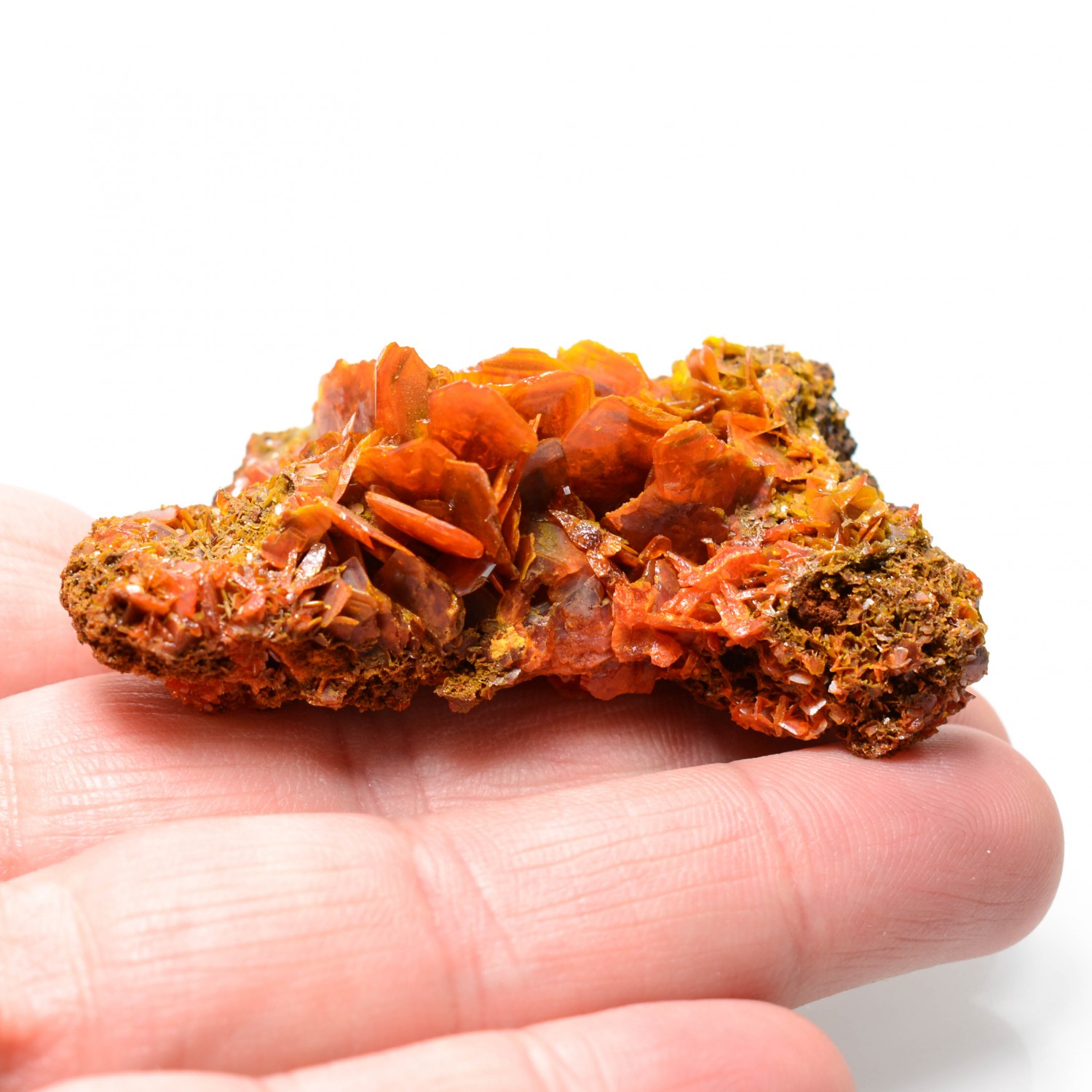 Wulfenite - Jianshan mine, Xinjiang region, China