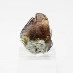 Axinite, epidote and byssolite - Saint-Christophe-en-Oisans, Isère, France