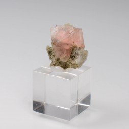 Pink fluorite - South face of Les Droites, Mont Blanc Massif, Haute-Savoie, France