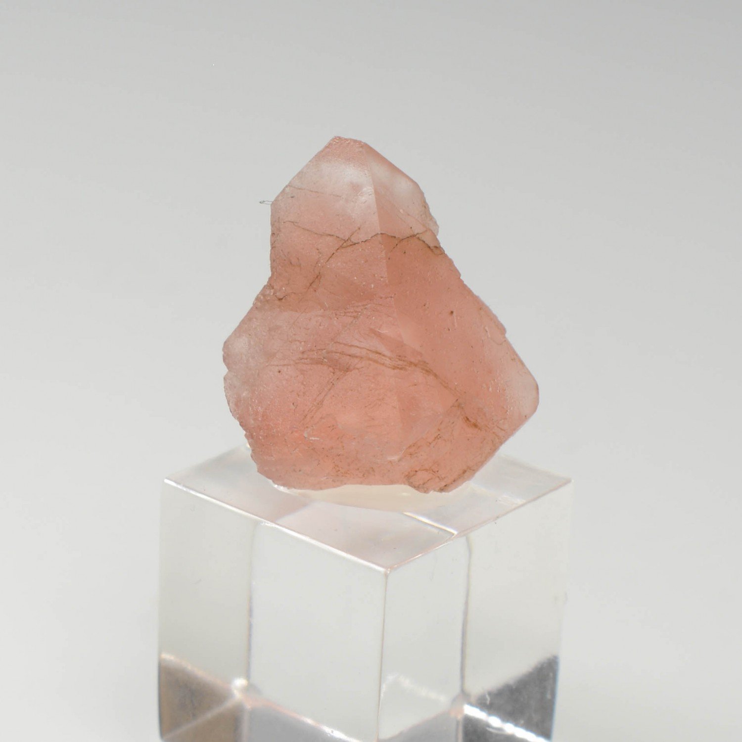 Pink fluorite - South Face of Les Droites, Mont Blanc Massif, Haute-Savoie, France