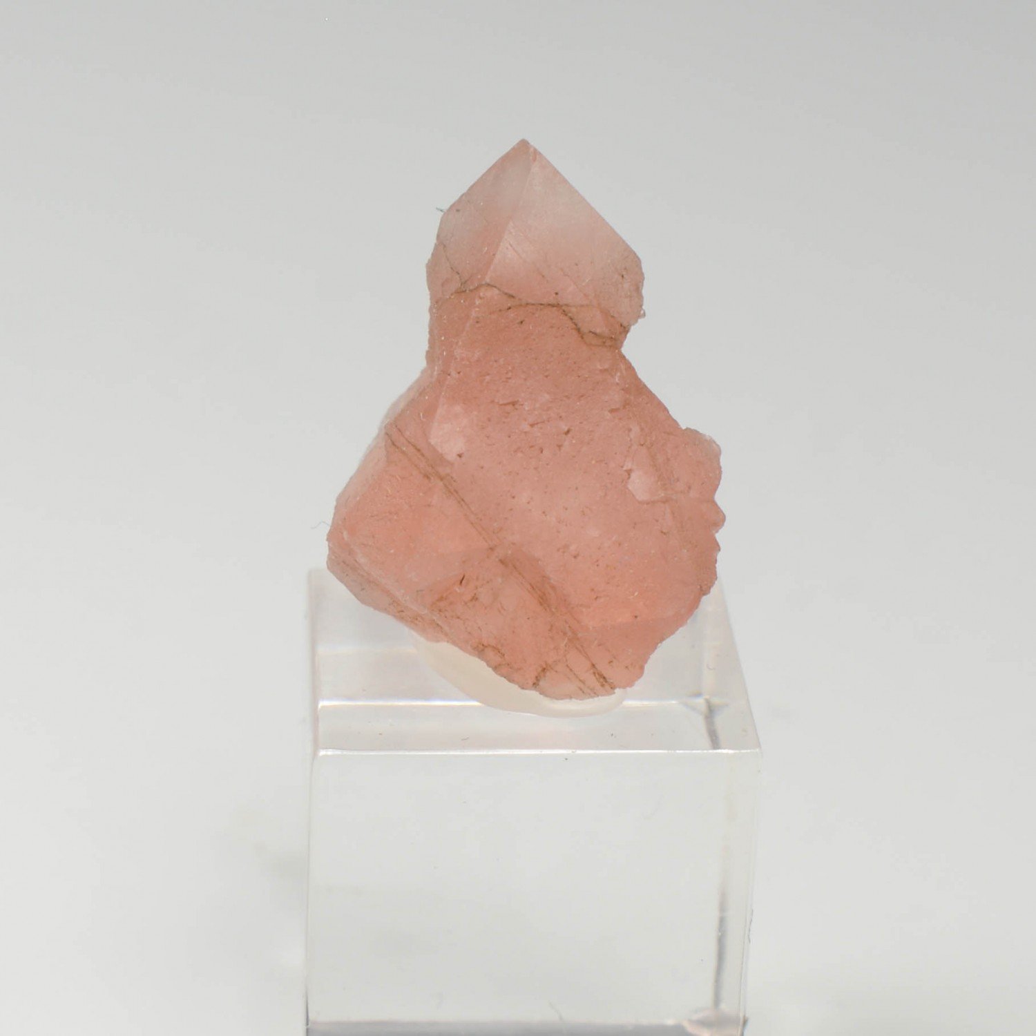 Pink fluorite - South Face of Les Droites, Mont Blanc Massif, Haute-Savoie, France