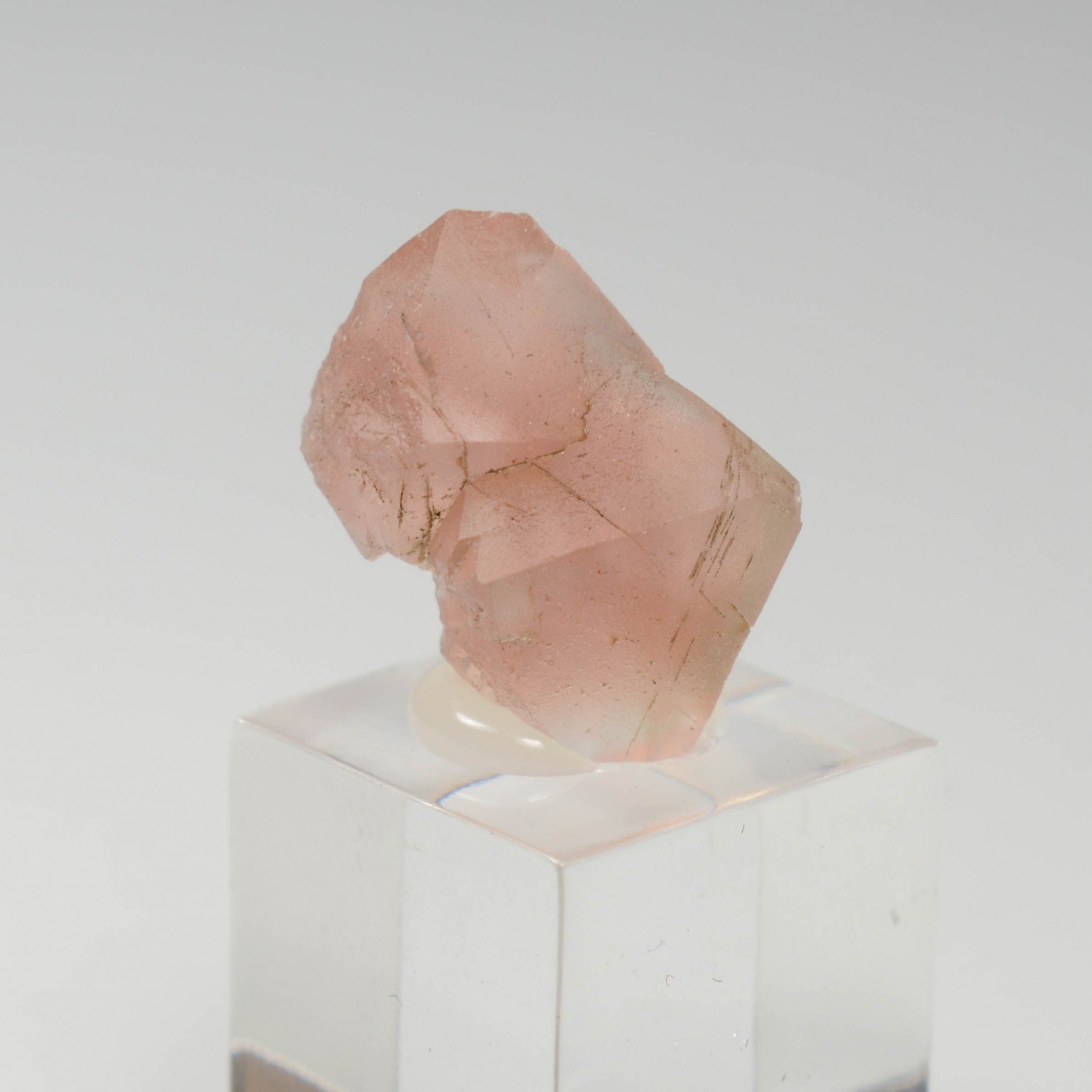 Pink fluorite - South Face of Les Droites, Mont Blanc Massif, Haute-Savoie, France