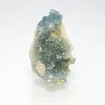 Apatite bleue et cleavelandite - Golconda mine, Minas Gerais, Brésil